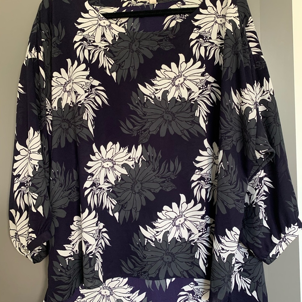 High low hem blouse